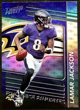 2022 Prestige Football Lamar Jackson #FF-6 Franchise Favorites Baltimore Ravens