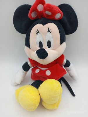 disney plüsch minnie mouse Rotes Kleid 30 cm  Maus Kuscheltier Plüschtier 