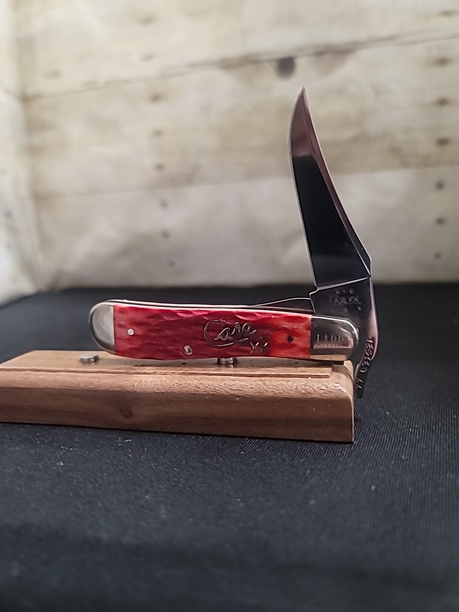Case XX Knife Russlock Blade Red Bone 61953L Vintage! Engraved