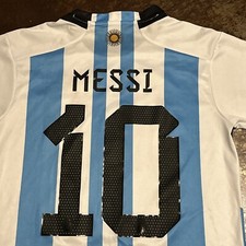 Lionel Messi Argentina AFA Jersey Shirt Size Small Soccer #10