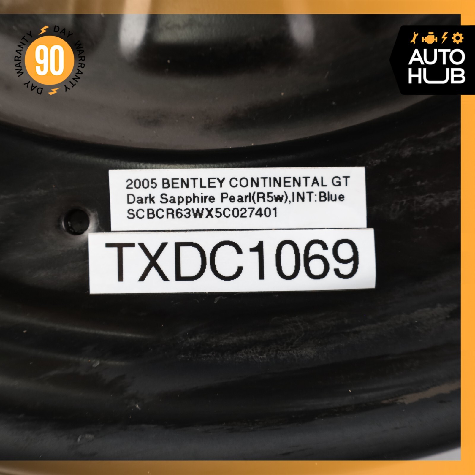 03-13 Bentley Continental GT Rear Right Side Spindle Knuckle Hub OEM 65k