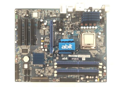 ABIT IP35 D33C75 Motherboard w/Intel Q6600 Quad-Core CPU 2.4 GHz 1066 MHz