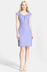 NWT-kate-spade-new-york-tweed-sheath-dress-Size-10-Lilac-Lavendar-blue