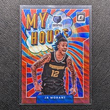 2021-22 Donruss Optic My House Ja Morant RED WAVE Prizm NM 