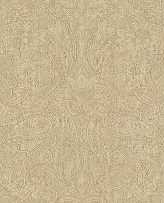 Eijffinger Tapete Sundari 375121 beige gold Ornament Vlies Vinyl Vinyltapete