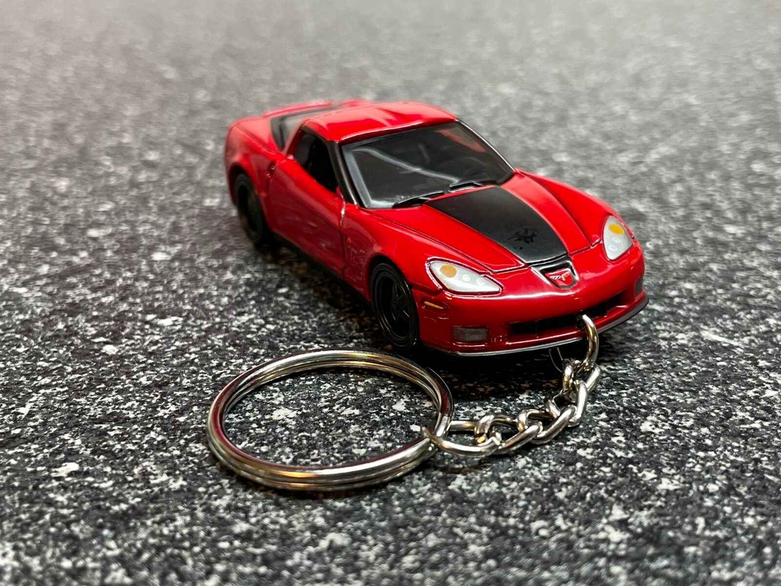 2010 C6 Z06 Corvette Red Keychain Hot Wheels Matchbox