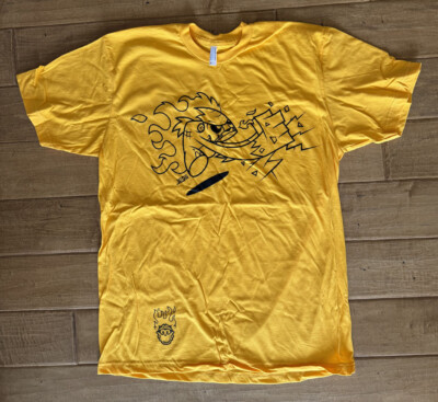 Pyro Smash XL Tee Shirt 2008 LE Joe Ledbetter JLED Munky King Yellow Gorilla NEW