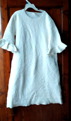 DOUUOD DOUDOU beach swim cover up white cotton blend girls 13 years or 10 years