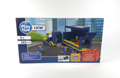Clippys Klemmbaustein LIDL Truck LKW - limited edition - Kompatibel mit Lego!