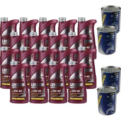 18L Motoröl MANNOL Legend+Ester 0W-40 4x MANNOL Motor Doctor ADDITIV