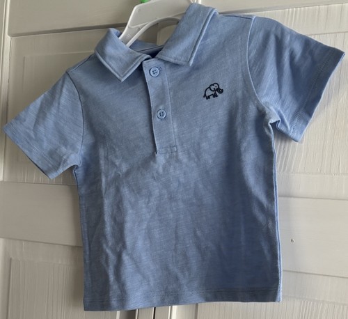First Impressions Poloshirt 12M Blau Kurzarm - Bild 3 von 4