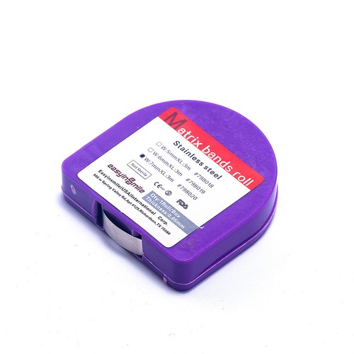 1Roll Dental Matrix Bands Light Cured 3 Sizes Stainless steel Resin EASYINSMILE - Picture 5 of 11