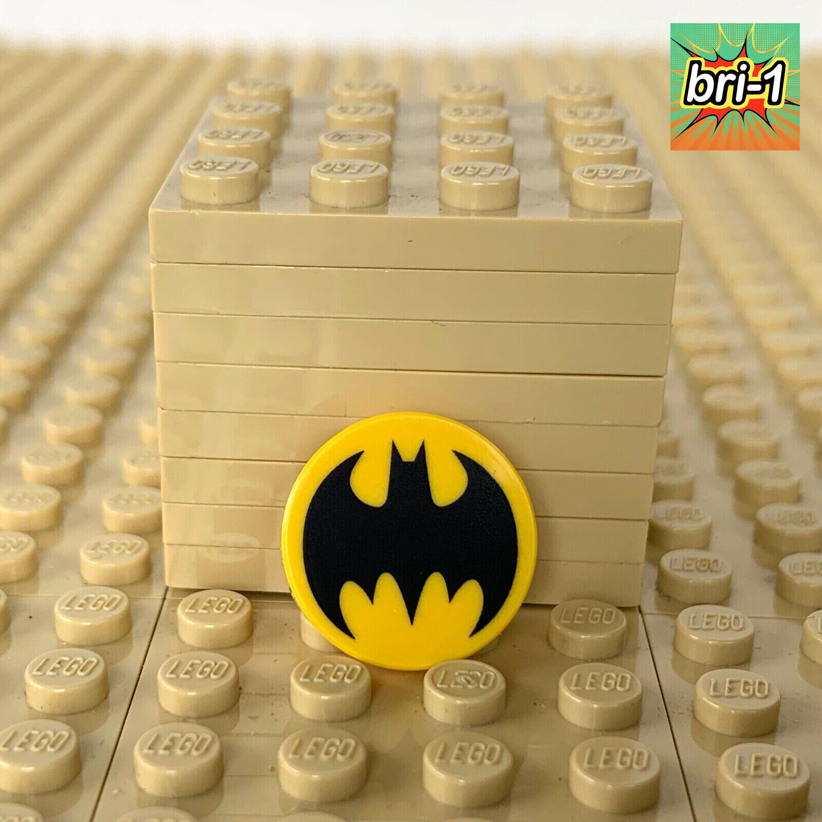 LEGO Comic-Con, Dark Knight Gotham City 2x2 Batman Signal Disc 77903 6151937 BAT