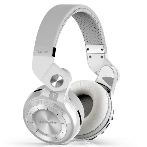 Bluedio T2 Plus Bluetooth Headphones Foldable Over Ear Headset, SD card slot/FM