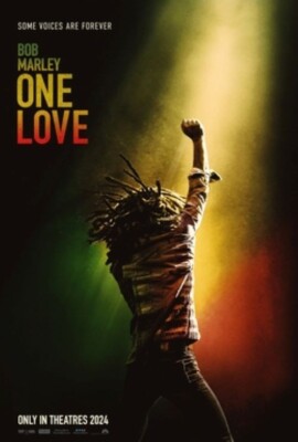 Bob Marley One Love double-sided movie poster 2024 MINT 27x40 Kingsley Ben-Adir