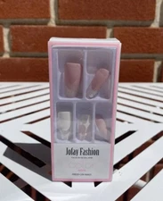 Jofay Fashion Press On Nails 24 PCs New In Box Pink