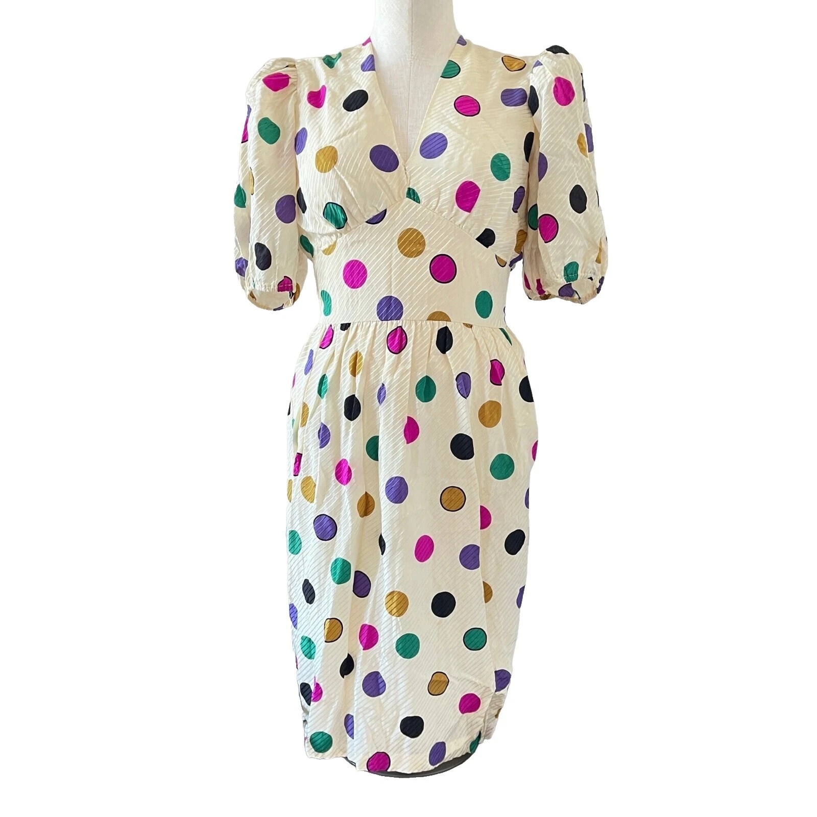 Vestidos femininos de bolinhas Oscar de la Renta