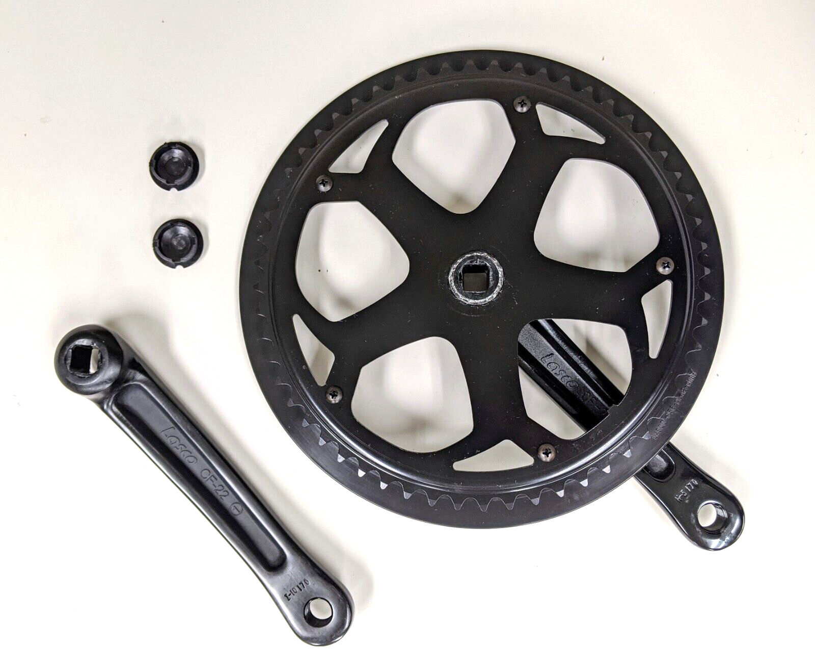 56T Chainring 170mm Aluminum Forged Crank Arm Crankset Ebike Bicycle Folding