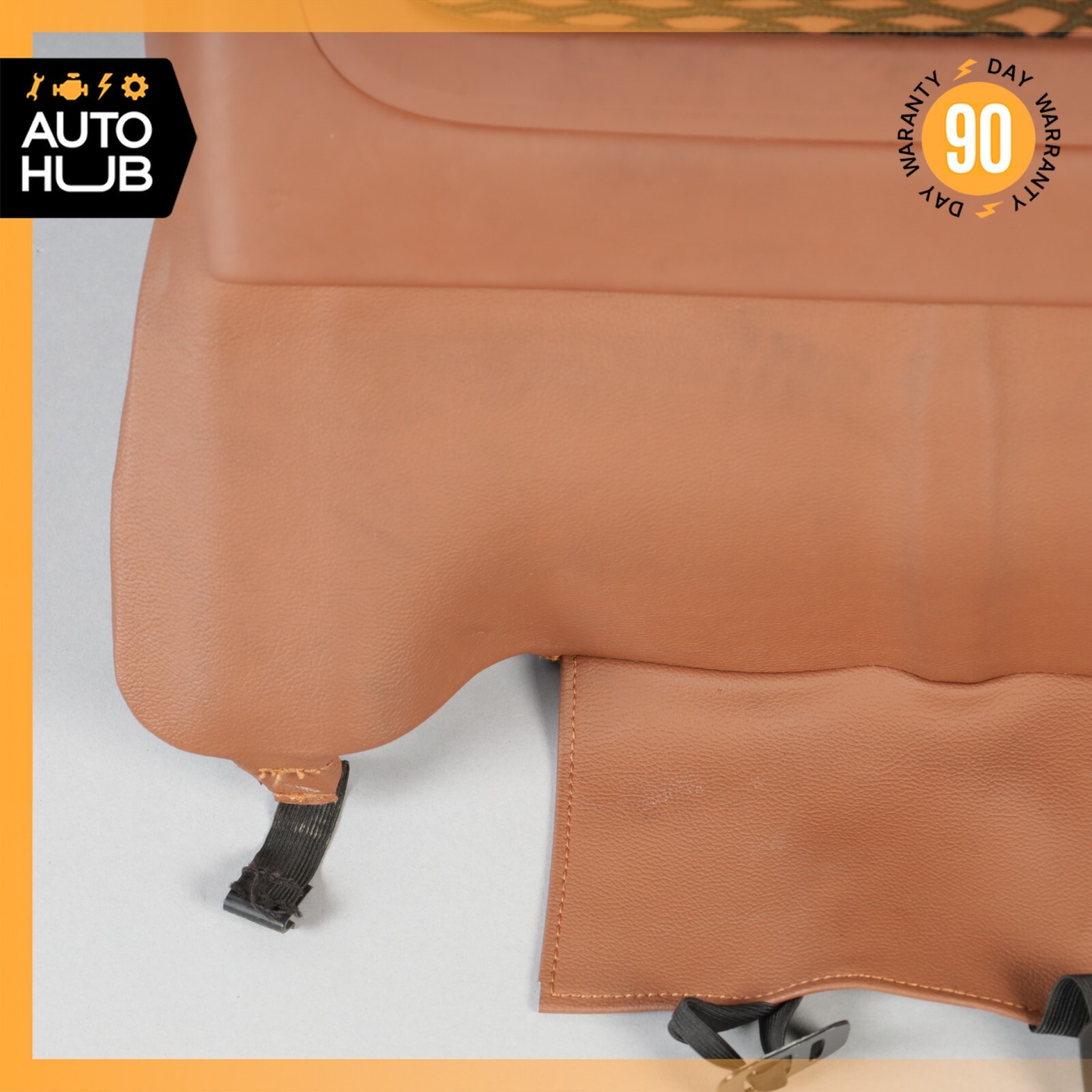 14-17 Maserati Ghibli M157 Front Left Driver Side Seat Back Cover Brown OEM 51k