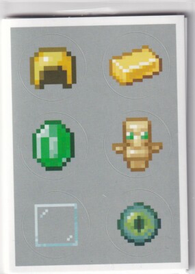 Panini Minecraft Treasure Sticker 2021 Nr. 108 Play at the Crafting Table