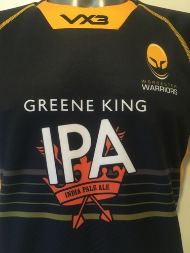 Worcester Warriors Shirt Jersey BNWT Medium & Large Rugby Union New VX3 Top - Picture 3 of 5