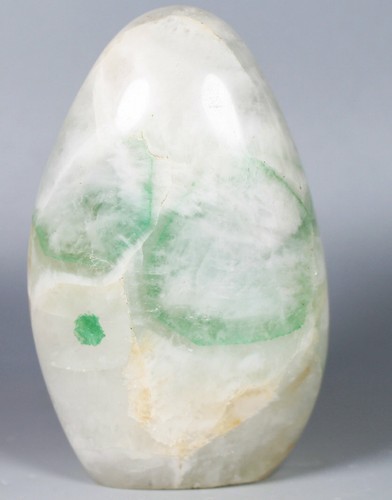 400g Natural Polished Green Ghost Quartz Crystal Palm Stone Reiki Healing - Picture 3 of 12