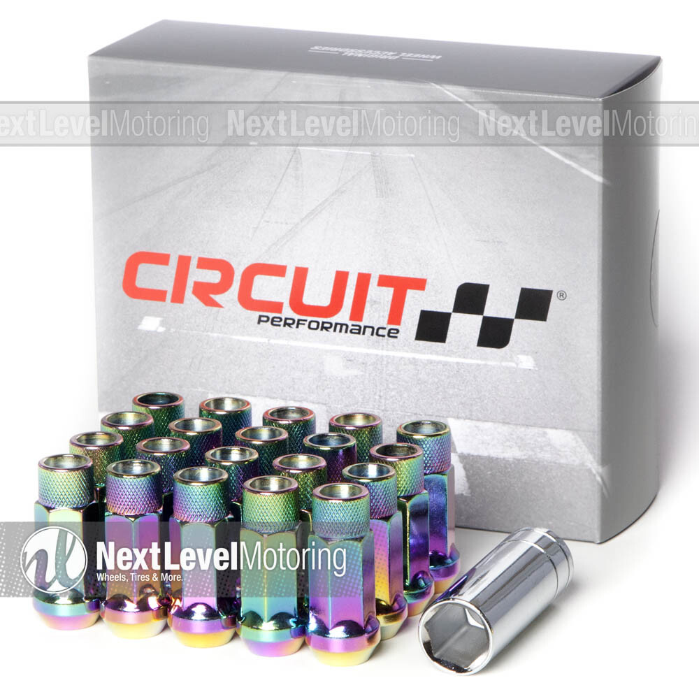 Circuit Performance CP50 Open End Lug Nut 12x1.25 Neo-Chrome