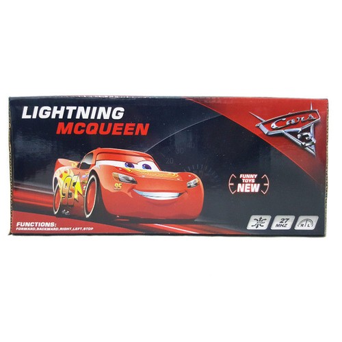 DISNEY PIXAR MCQUEEN RUSTEZE ELECTRIC RC RADIO REMOTE CONTROL RACING CAR KID TOY - Picture 5 of 7