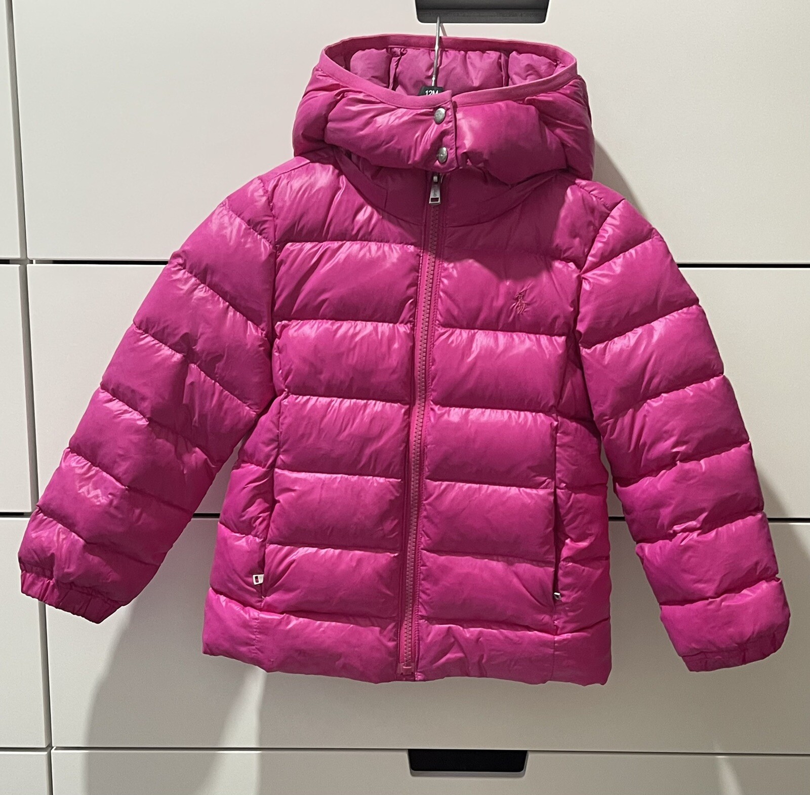 POLO RALPH LAUREN GIRL PINK WINTER DOWN PUFFER JACKET
