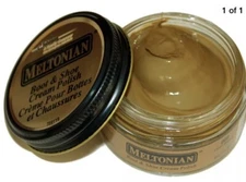 New Meltonian LIGHT BROWN 006 #6 Boot Shoe Handbags CREAM POLISH Leather Exotic