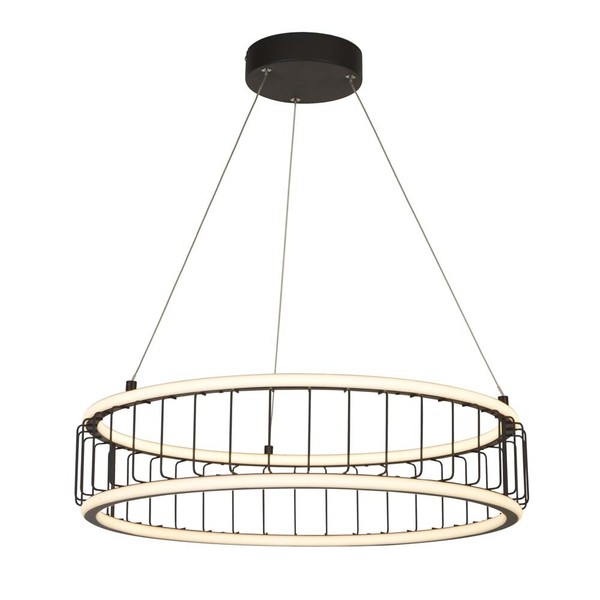 HäNgelampe Pendellampe Esstischlampe Led Gitter Wohnzimmerlampe Dimmbar H 150 C-image