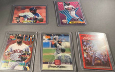 5 Kirby Puckett Collectable Baseball Cards Lot MLB Baseball