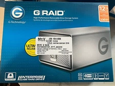 G-Technology 12TB G-RAID Storage System 0g03411 POWER SUPPLY+USB INCLUDED