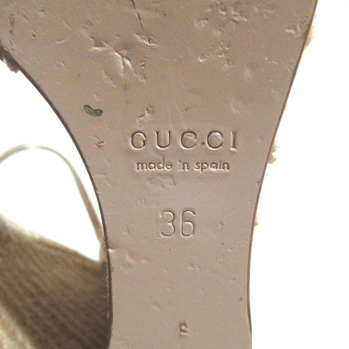 GUCCI Horsebit Wedge High Heel Ankle Strap Gold Sandals Size GUCCI Horsebit Wedge High Heel Ankle Strap Gold Sandals Size