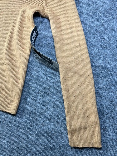 NWT Y2K Sag Harbor Ribbed Pullover Sweater Turtleneck Casual Womens Brown Sz PM - Picture 3 of 24