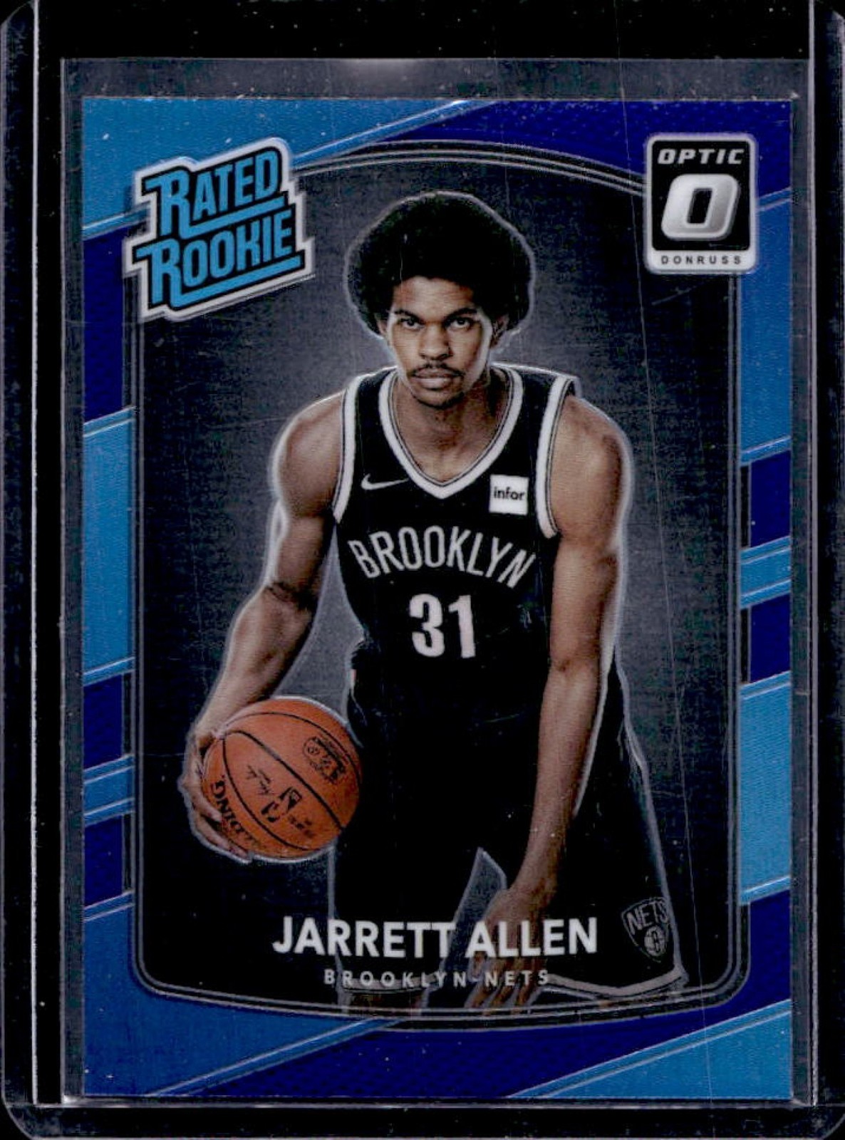2017-18 Panini Donruss Optic Jarrett Allen Purple Rookie RC #179 Nets