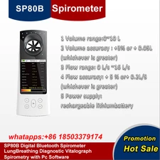 SP80B Bluetooth Spirometer Pulmonary Function Handheld Spirometry APP