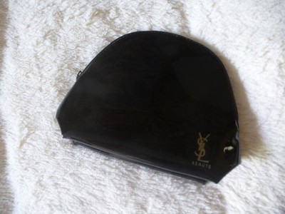 Kosmetiktasche von Yves Saint Laurent in Lack-Schwarz, NEU