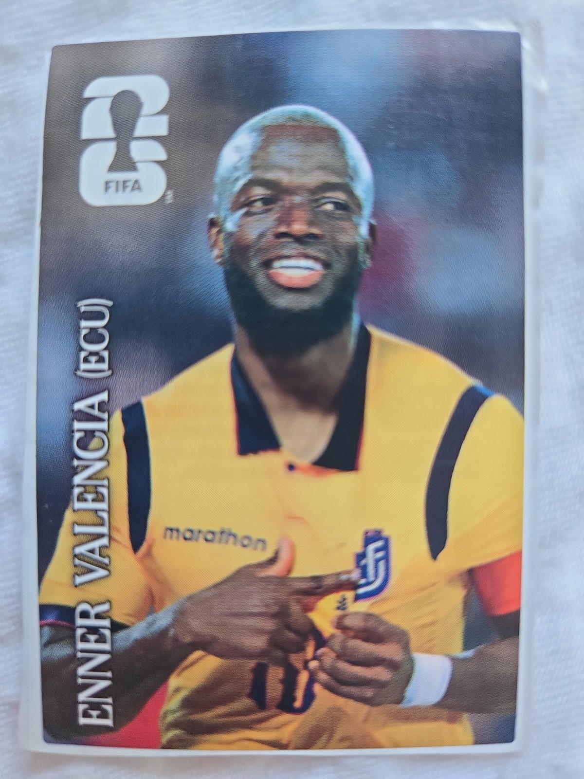 2026 FIFA World Cup Coca-Cola CC8 Enner Valencia Ecuador, LATAM, 1.5 × 2.3