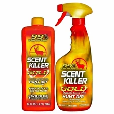 , Scent Killer Gold 24/24 Combo 48 Fl Oz Hunting Scent Elimination Spray