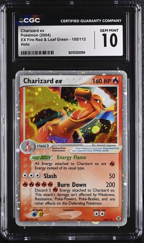 Charizard ex graded CGC 10 for sale on eBay