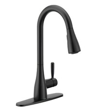 Moen Doherty Single Handle Pull-Down Sprayer Kitchen Faucet 87260BL