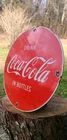Coca Cola soda Advertising vintage porcelain sign