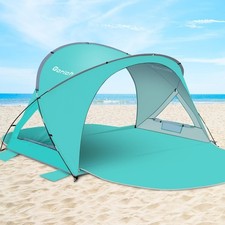 Gorich Beach Tent Sun Shelter UPF50 UV Portable Canopy Shade 3 Person Turquoise