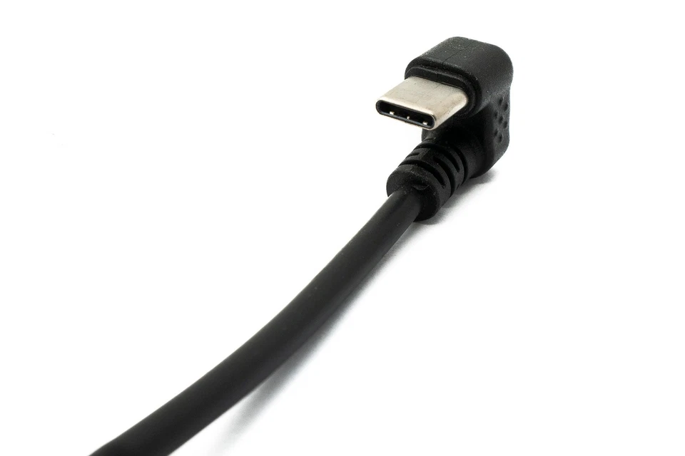 SYSTEM-S USB 3.1 Cable 30cm Type C Male to 2.0 Micro B Female 180°U Turn - Image 4 of 4