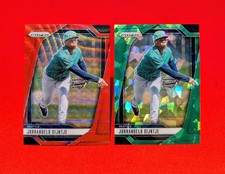 🔥Jurrangelo Cijntje (2) -2025 Panini Prizm - Green Ice & Red Wave Prizm Seattle