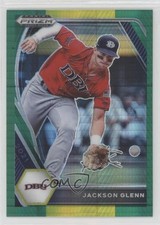 2021 Panini Prizm Draft Picks Green & Yellow Hyper Jackson Glenn #PDP133 7m3