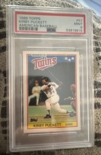 1988 Topps United Kingdom Minis - Kirby Puckett #57 PSA 9
