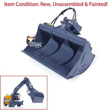 LESU Metal Tiltable Bucket for 1/14Hydraulic RC Excavator PC360 ET26L 945 Digger
