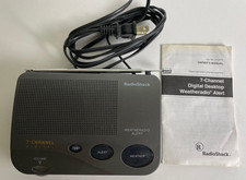 Radio Shack 7 Channel Digital NOAA Weather Alert Radio Works with Manual 12-247A